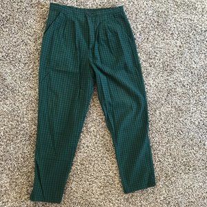 Urban outfitters ankle pants plaid